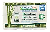 NatureZway Bamboo Toilet Paper, 48 Rolls/400 Sheets
