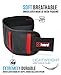 Magnetic Wristband for Holding Tools with Universal Socket Grip - Strong Magnets Armband Tool Holder for Men w/Ratchet Wrench Power Drill Adapter Fathers Day Gifts Tools for Dad, DIY Handyman (Black)