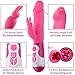 G-Spot Rabbit Vibrator with Bunny Ears, Realistic Shaft & Pleasure Beads for Women Clitoral Stimulation | Lyps Lily - Rotating Silicone Dildo with 10 Vibration Modes and 2 Powerful, Quiet Motors