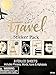 Elegant Blooms & Things Travel Sticker Book, 235 pcs, Black, Gold Foil, White, Journals, Albums, Planners