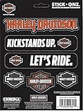 Harley-Davidson Multiple Sayings with Bar & Shield Decal