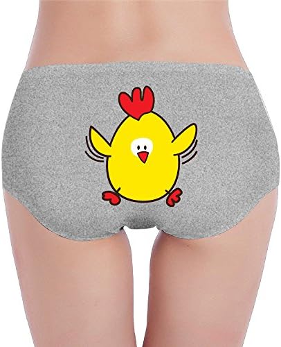 Nhuquhuan Cute Little Chicken Ladies Low Waist Sexy Briefs M Ash