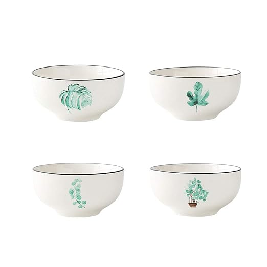 Yantong Ceramics - Juego de Cuencos Redondos de Porcelana de 24 ...