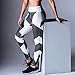 PHOTNO Women Yoga Fitness Leggings Running Gym Stretch Sports Pants Trousers (L, White)