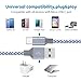 USB Type C Cable, ONSON 4Pack 3FT 6FT 6FT 10FT Nylon Braided USB A to USB C Charger Cable Fast Charging Cord for Samsung Galaxy Note 8 S8 Plus, LG G5 G6 V30, HTC 10, Nexus 5X/6P,Google Pixel XL- Gray