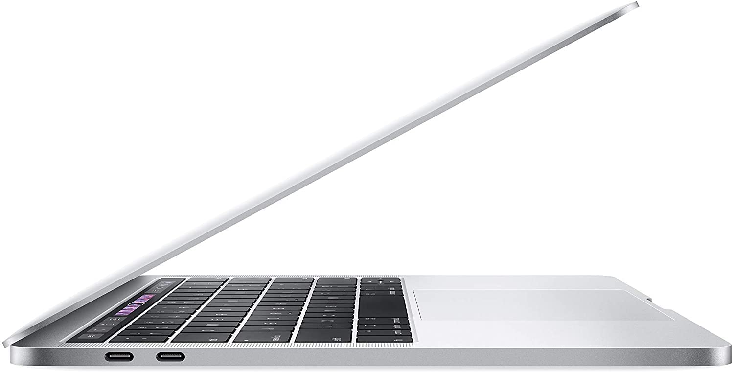 Mid 2019 Apple MacBook Pro with 2.8GHz Core i7 (13-inch, 16GB RAM, 256GB SSD (QWERTY English) - Silver (Refurbished)