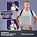 Posture Corrector for Women Men - + Extension Strap - Comfortable Adjustable Back Support Brace - Neck Shoulder Back Pain Relief - Naturally Improving Spine Alignment - Clavicle Brace by SOLID POSTURE