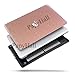 PapyHall MacBook Air 11 inch Case, Bling Bling Crystal Rubberized Coated Hard Cover Case Colored Glitter Design Plastic Hard Case for Apple Macbook Air 11 inch Model : A1370/A1465 - Rosegoold