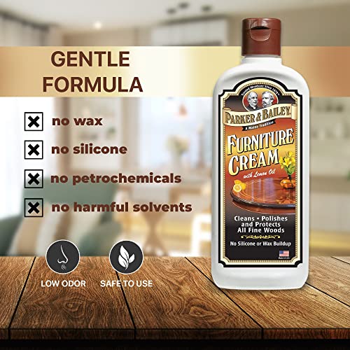 Parker & Bailey Furniture Cream Multisurface Wood Cleaner and Polish