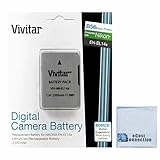 Vivitar EN-EL14A EN-EL14 2300mAh Replacement Li-ion Battery For Nikon D3100, D3200, D3300, D5100, D5200, D5300, D5500, Coolpix P7000, P7100, P7700, P7800, Df Cameras & other Models + Microfiber Cloth