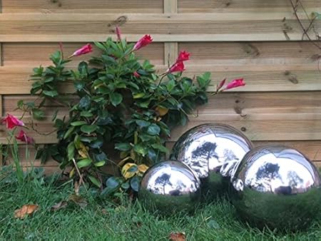 Gerry Edelstahlkugel Kugel Voll Metall Edelstahl Deko Glanzend D 25cm Amazon De Garten