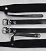 Genuine Leather Straps for 96-120 Bass Accordion Black