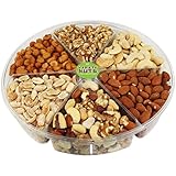 Premium Gourmet Nuts Assorted Healthy Gift Basket, Large Tray Fresh and Roasted.