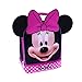 Personalized Minnie Mouse Face Print Polka Dot with Ears Back to School Insulated Lunchbox Lunchbag with Name Embroidery - 9 Inches