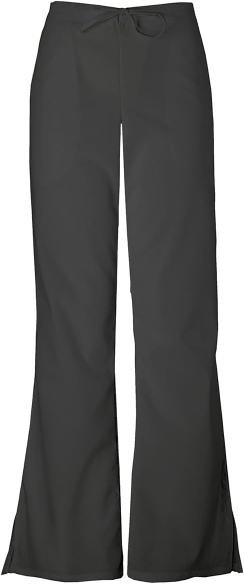 Cherokee Women's Natural Rise Flare Leg Drawstring Pant,4101