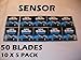 Gillette Sensor - 50 Blades (5 x 10 or 10 x 5 Packs)
