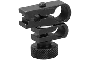 QINLORGO Swivel Dial Clamp, Clamps Chuck 8MM 6MM 4MM Swivel Dovetail Clamps for Dial Test Indicator