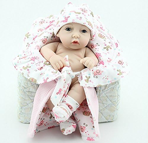 Prezzo Nicery Reborn Baby Dura Del Silicone Reborn Bambola Reborn Bambino 11inch 28 Centimetri Impermeabile Giocattolo Un Piccolo Quilt Ragazze Reborn Doll A3IT Offerte