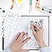 24 pcs Stencil, Taotree DIY Drawing Template Stencil Set for Planner (24 pcs Stencil)