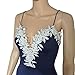 Mosunx Slim Womens Sexy Bodycon V Neck Floral Lace Evening Party Ladies Long Dress (XL, Blue)