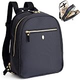 Small Baby Backpack Diaper Bag, Black - Stylish and compact, fits all essentials, prevents back pain and leaves your hands free for your baby, durable and well-constructed - Idaho Jones - Claremont