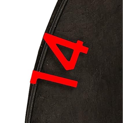 Unicorn Eclipse HD 2 Zubehör – Ersatz Zahlen Set – 1–20 – Rot – inkl. Darts Ecke Checkout-Karte