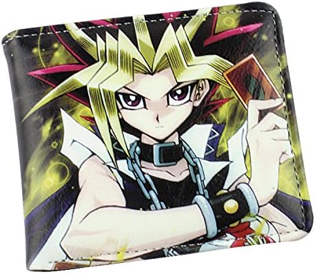 Anime Cartoon Wallets Yu-Gi-Oh! Figure Pu Leather Folding Wallet