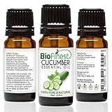 Biofinest Cucumber Seed Essential Oil - 100% Pure Undiluted, Premium Organic, Therapeutic Grade - Best for Aromatherapy, Skin Care, Soothe Wounds Cuts Acne Sunburn Wrinkles - FREE E-Book (10ml)