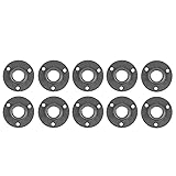 Niubid 10 Pack 1/2 inches Malleable Cast Iron Pipe