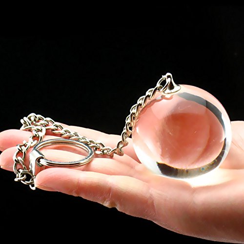RONSHIN Smooth Crystal Glass Ball Anal Beads Plug with Chain Sex Toy for Masturbation Couple Sex Game