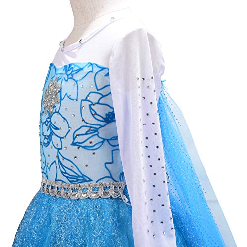 Dressy-Daisy-Girls-Ice-Princess-Dress-Costume-Birthday-Halloween-Christmas-Fancy-Party-Outfit