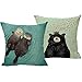 Froomer Animal Pillowcase Cotton Linen Pillow Case Sofa Waist Throw Cushion Cover