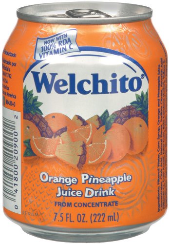 Welch's welchade Orange pineapple metal 7.5oz (041800209002)