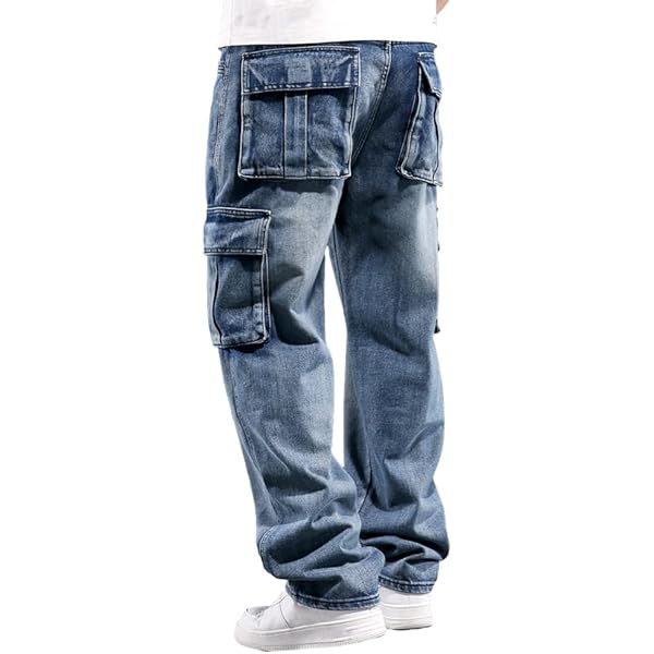 シ*ン様 Blue Jean Baggy Denim Cargo Pants - Blue Jean Baggy Denim Cargo Pants – Zumba Wear | STRONG iD