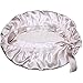 LITHER Women 100% Mulberry Silk Cap Sleeping Hat Head Cover Bonnet for Hair Beauty