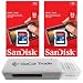 2 PACK - SanDisk 32GB SD HC Class 4 Secure Digital High Speed SDHC Flash Memory Card SDSDB-032G 32G 32 GB GIGS (S.B32.RTx2.562) LOT OF 2 - Retail Packaging primary