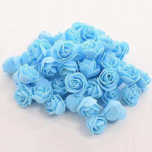 XINGKEJI 144 PCS PE Artificial Rose Mini PE Foam Rose Flower Pe Roses Artificial Flowers Wedding Bride Bouquet Pe Foam DIY Party Festival Home Decor Garland Wreaths Flowers (#04)