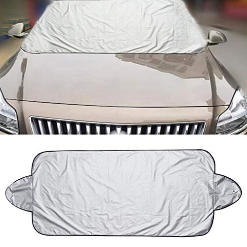 GYMNASTIKA 200x70cm autoruit voorruit waterdichte zonnescherm sneeuwvorst cover protector, opvouwbare voorruit… - Afbeelding 5