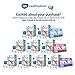 Mouth Guard - Teeth Grinding, Dentist-Approved Teeth Protectors, Offers Relief From Bruxism, TMJ & Teeth Clenching. Promotes Jaw Joint Relaxation, Custom Fit BPA-Free – 4 Pack
