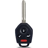 SUPALAND Key Fob Fits for Subaru Forester Impreza WRX STI Legacy Outback Crosstrek 2012-2019 Remote Control Replacement CWTWB1U811 57497-FJ230 / AL00A / FJ021 G-Chip