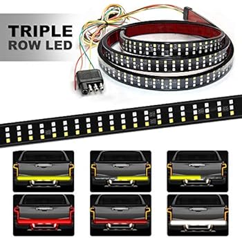 Amazon.com: Sequential Turn Signals - Truck Tailgate Light Bar Strip, 2
