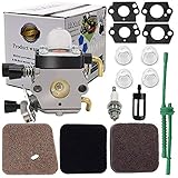 C1Q-S97 Carburetor - for STIHL FS38 FS45 FS46 FS55 KM55 HL45 FS45L FS45C FS46C FS55C FS55R FS55RC FS85 FS80R FS85R FS85T FS85RX String Trimmer Weed Eater, FS55 Carburetor,FS45 Carburetor,c1q-s186 Carb