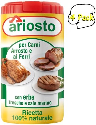 Ariosto Meat Seasoning, Roasted and Grilled, 2.8 Ounce, 4 Per Case