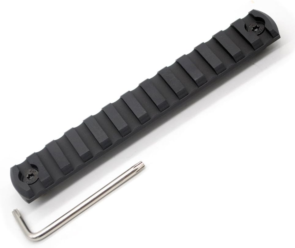 13 Slot Picatinny Rail Section for Mlk Handguard Mount System, Black, 13 slots