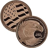 1 oz .999 Pure Copper Round/Challenge Coin (Eagle Strength-Freedom-Pride)