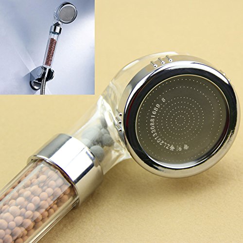 Estone® Healthy 4in1 Germanium,FIR,ION Shower Head Filter Water Ionizer