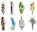Pokemon Gym Badges: Unova - Gen 5 - Unova League - Ash Ketchum Cosplay Collection (Set of 8 Badges)