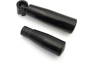 HTONG INDUSTRY Bakelite Revolving Handle with a Steel Foldable Part and M4 M6 Female Thread Insert for Milling Machine(50x16(2pcs))