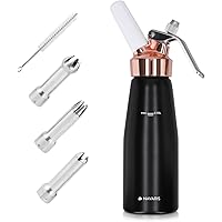 Cream Dispenser Düsen Set Aus Edelstahl - Professionelle Sahne- Und Mousse-Spender