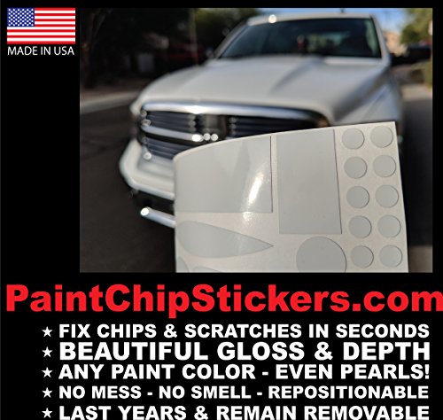 Paint Chip Stickers - Body Color Matching Chip & Scratch Repair FIX IN SECONDS NO SMELL, NO MESS (Metallic Color (Contact us with your Paint Code))